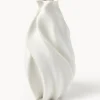 Jarrón grande de porcelana impresa en 3D Melody, 40 cm
