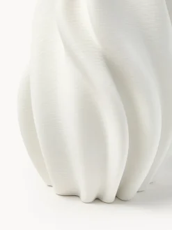 Jarrón grande de porcelana impresa en 3D Melody, 40 cm