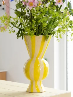 Jarrón pintado a mano Rhombic, 30 cm