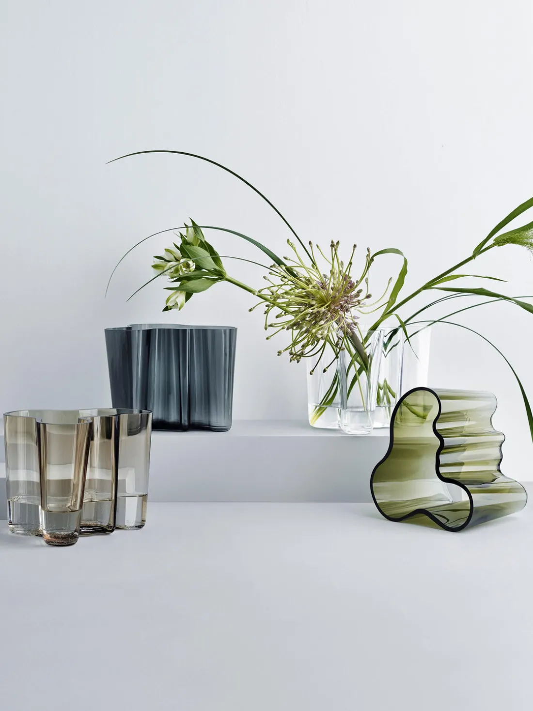 Jarrón soplado artesanalmente Alvar Aalto, 16 cm