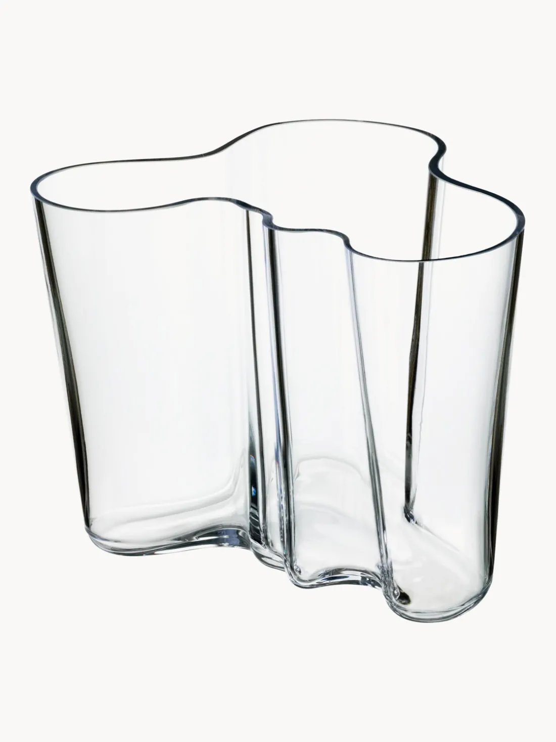 Jarrón soplado artesanalmente Alvar Aalto, 16 cm