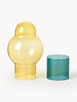 Jarrón soplado artesanalmente Bubble, 27 cm