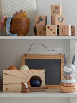 Juguete para golpear de madera Woodland, 5 pzas.