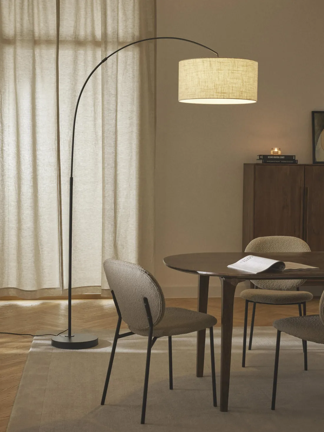 Lámpara arco grande Niels