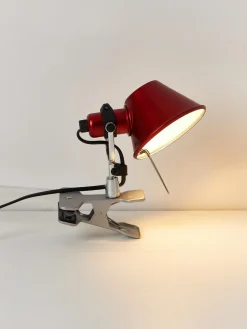 Lámpara de escritorio pequeña con pinza Tolomeo Micro Pinza