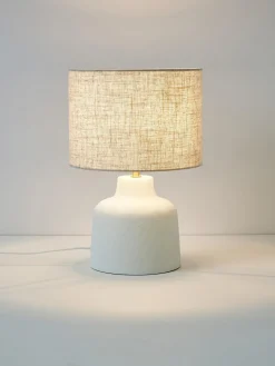 Lámpara de mesa artesanal de cemento Ike