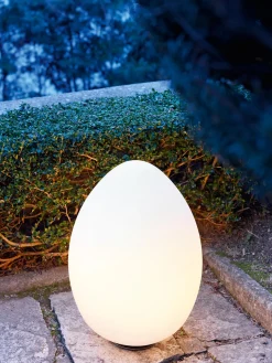 Lámpara de mesa artesanal Uovo