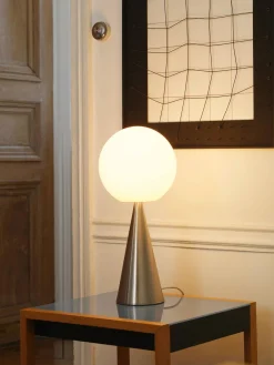 Lámpara de mesa artesanal pequeña Bilia