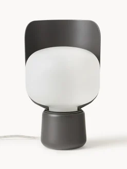 Lámpara de mesa artesanal pequeña Blom