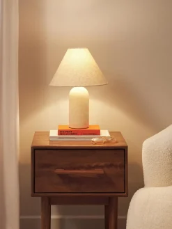 Lámpara de mesa de mármol Gia