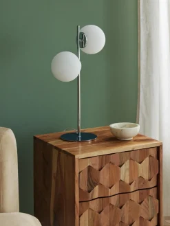 Lámpara de mesa de vidrio opalino Atlanta