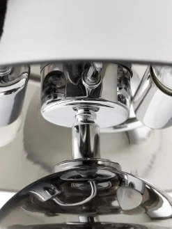 Lámpara de mesa de vidrio espejado Danielle