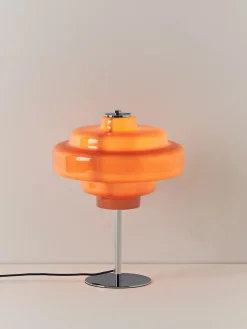 Lámpara de mesa de vidrio Millie