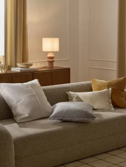 Lámpara de mesa grande de cerámica Christine