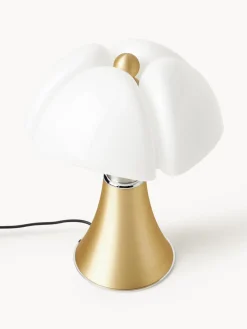 Lámpara de mesa grande LED regulable Pipistrello, altura ajustable