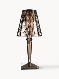 Lámpara de mesa LED regulable Big Battery, portátil, 37 cm