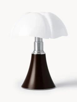 Lámpara de mesa LED regulable Pipistrello, portátil