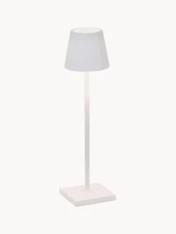 Lámpara de mesa LED regulable Poldina, portátil