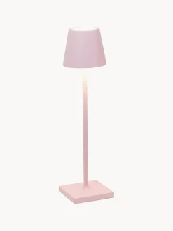 Lámpara de mesa LED regulable Poldina, portátil