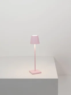 Lámpara de mesa LED regulable Poldina, portátil