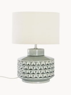 Lámpara de mesa pequeña de cerámica Monica