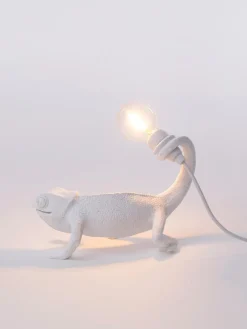 Lámpara de mesa pequeña LED Chameleon, con puerto USB