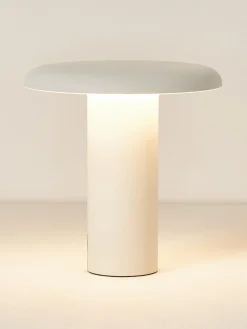 Lámpara de mesa pequeña LED regulable Takku, portátil