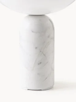 Lámpara de mesa pequeña móvil de mármol Kizu, regulable