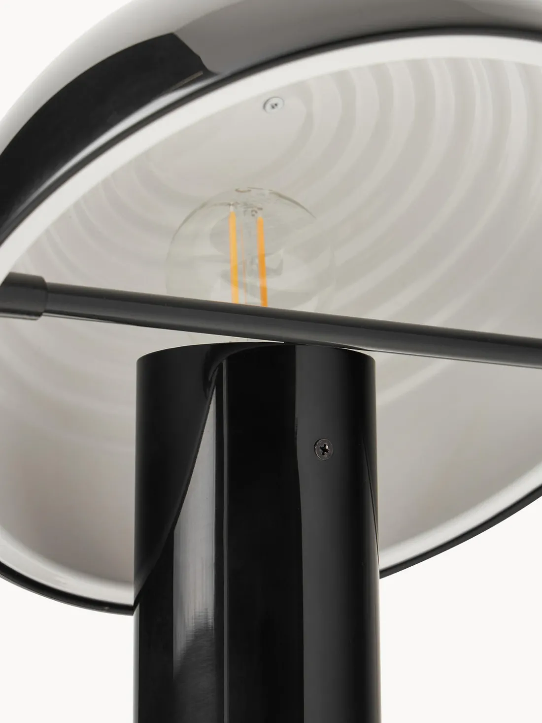 Lámpara de mesa pequeña orientable Elmetto