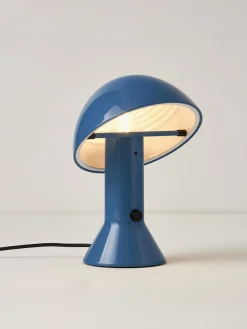 Lámpara de mesa pequeña orientable Elmetto