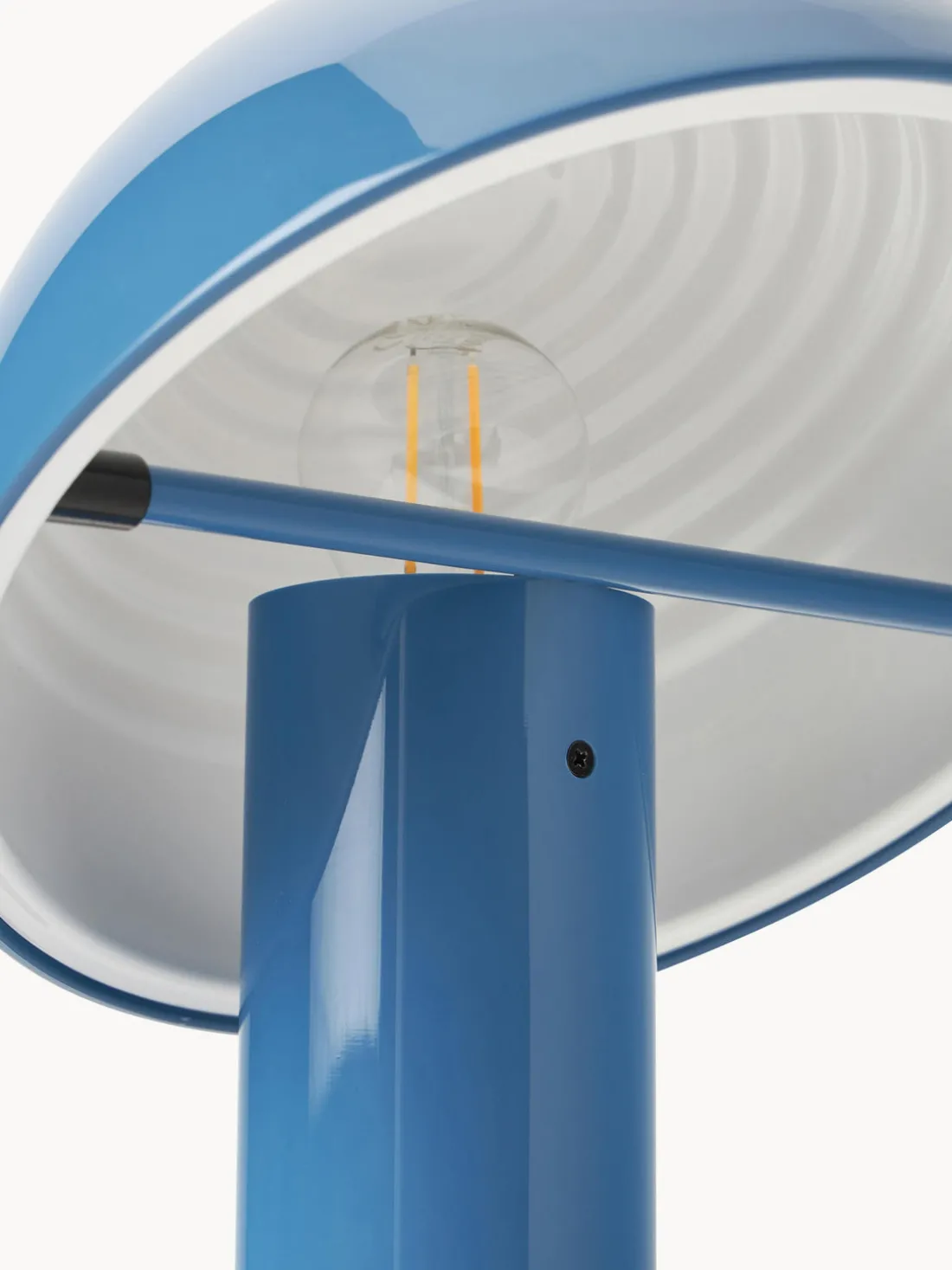 Lámpara de mesa pequeña orientable Elmetto