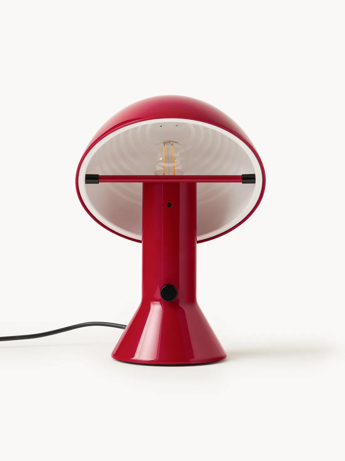 Lámpara de mesa pequeña orientable Elmetto