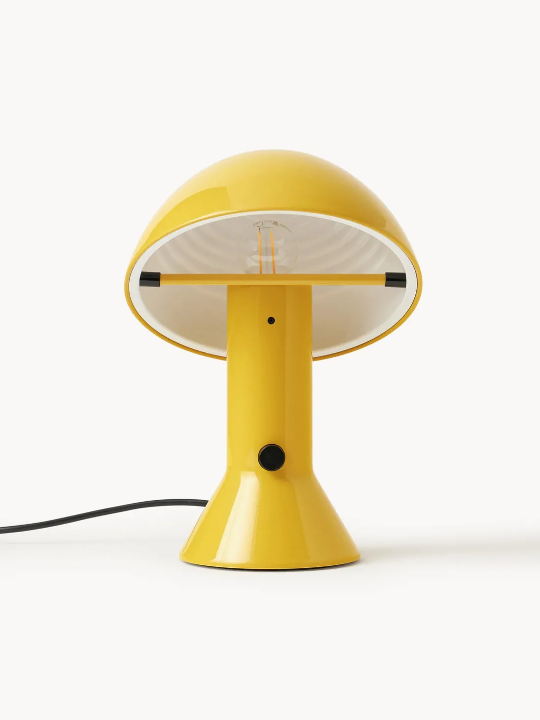 Lámpara de mesa pequeña orientable Elmetto