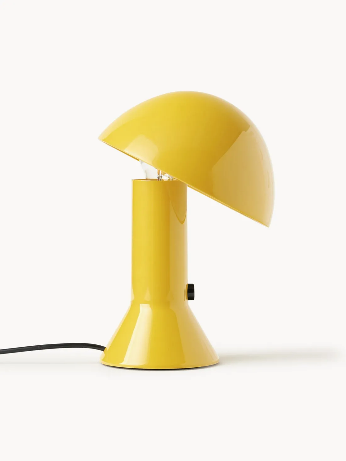 Lámpara de mesa pequeña orientable Elmetto