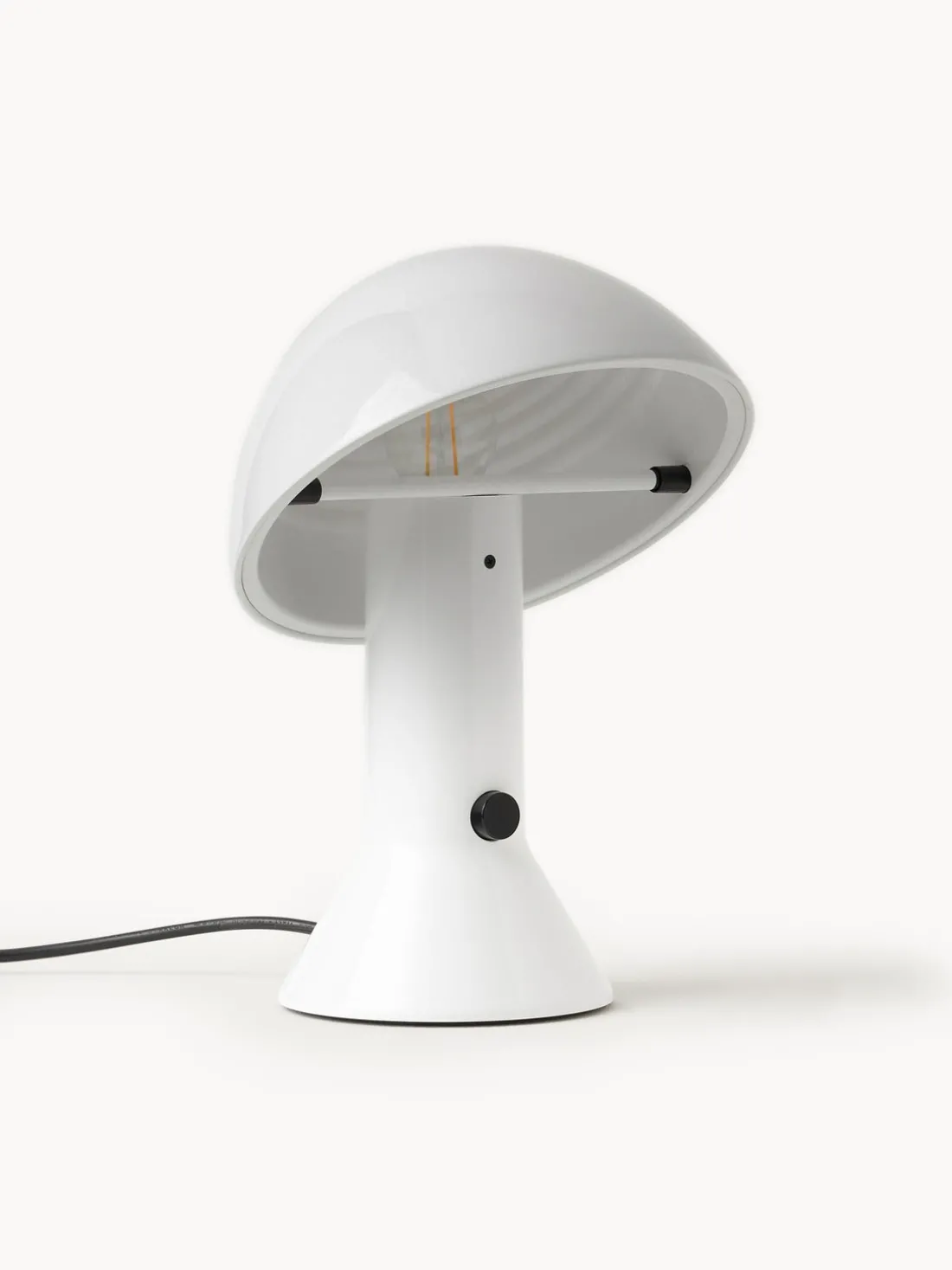 Lámpara de mesa pequeña orientable Elmetto