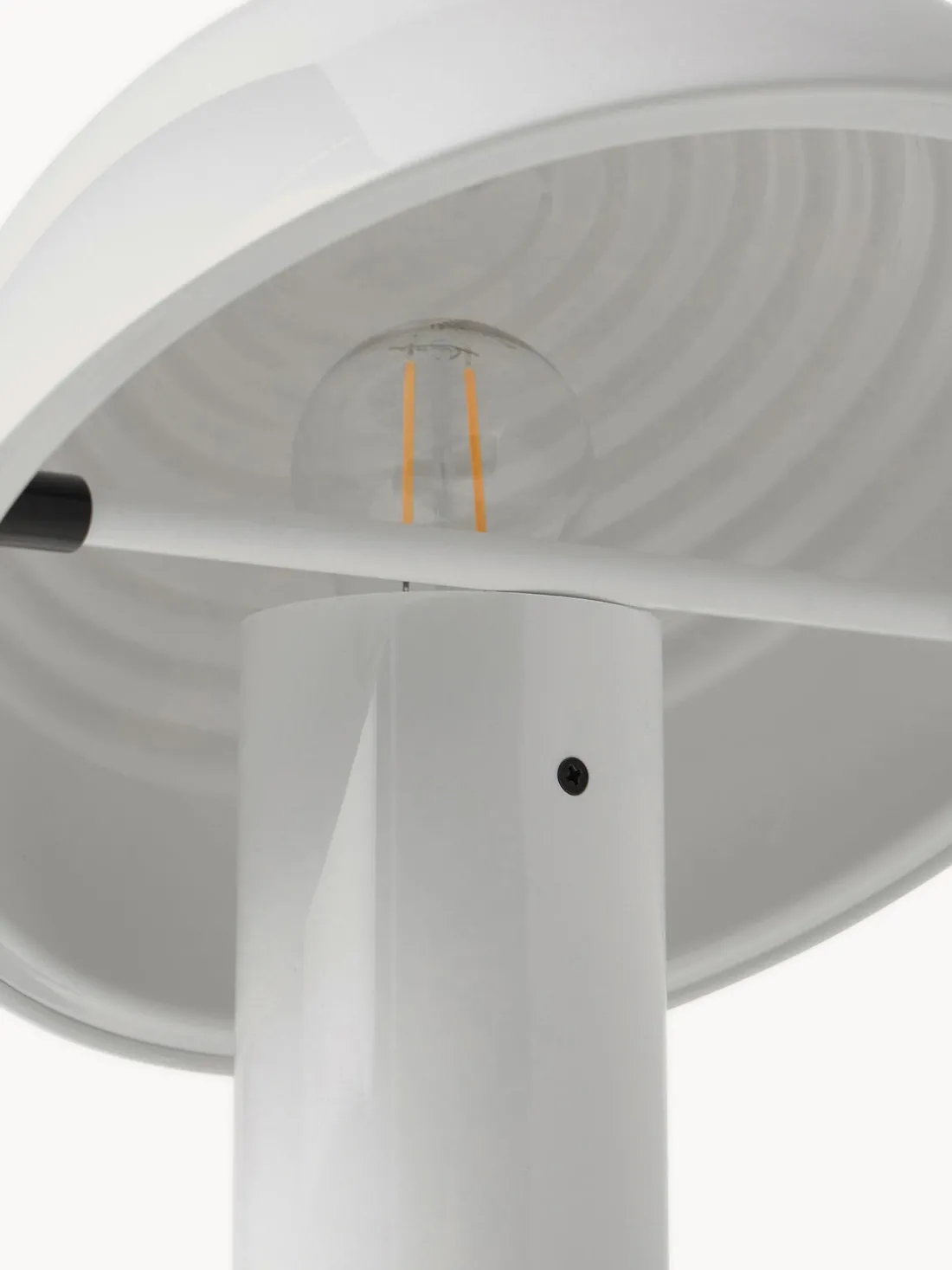 Lámpara de mesa pequeña orientable Elmetto