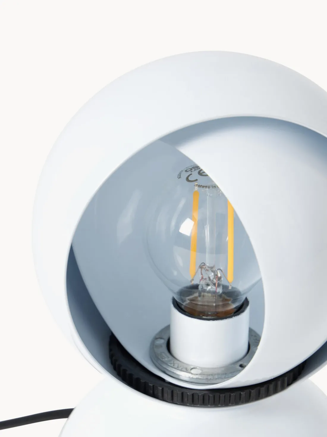 Lámpara de mesa pequeña regulable Eclisse