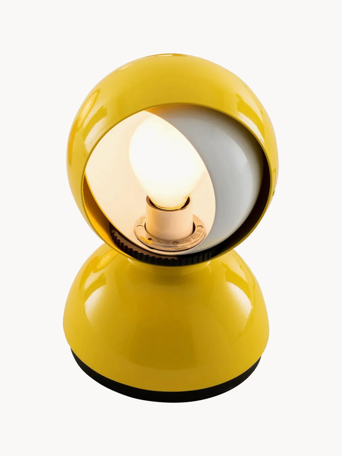 Lámpara de mesa pequeña regulable Eclisse