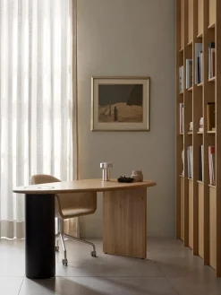 Lámpara de mesa pequeña regulable Columna, portátil