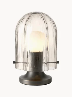 Lámpara de mesa pequeña soplada artesanalmente Sena