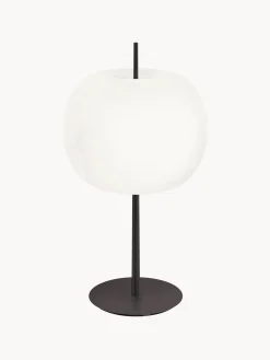 Lámpara de mesa soplada artesanalmente regulable Kushi