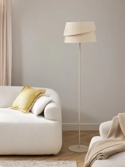 Lámpara de pie con pantala asimetrica Nyla