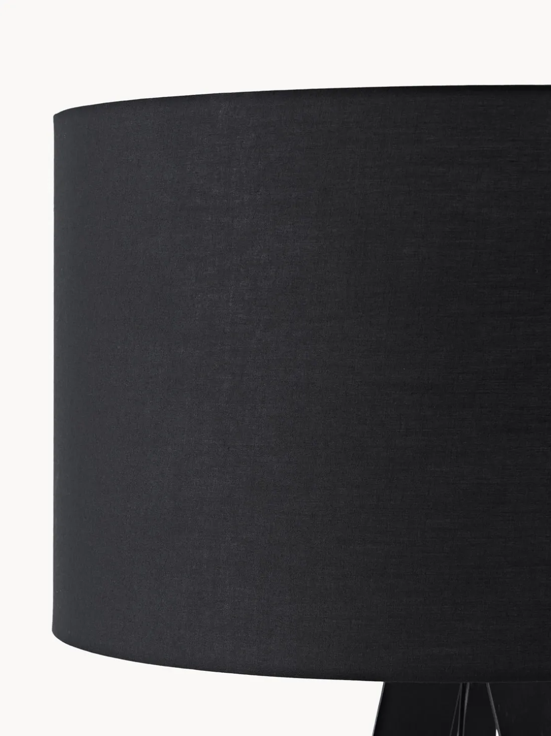 Lámpara de pie con pantalla de madera maciza Jake