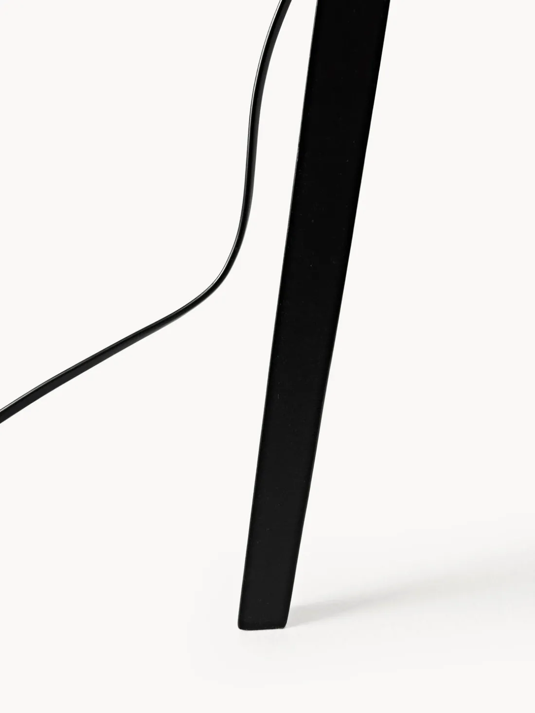 Lámpara de pie con pantalla de madera maciza Jake