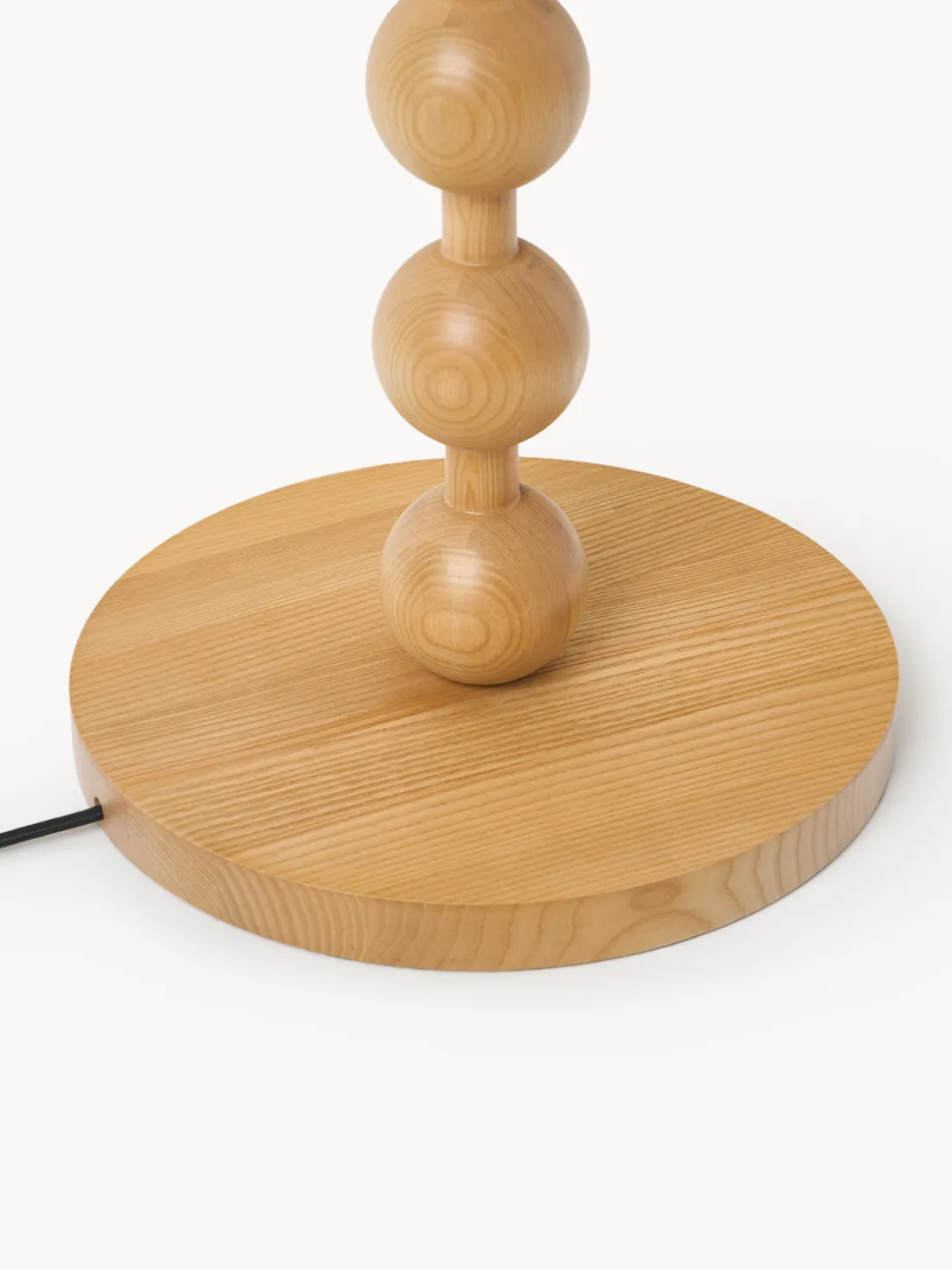 Lámpara de pie de madera Shona