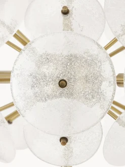 Lámpara de pie de vidrio Mireille