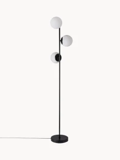 Lámpara de pie de vidrio opalino Lilly