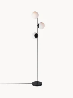 Lámpara de pie de vidrio opalino Lilly