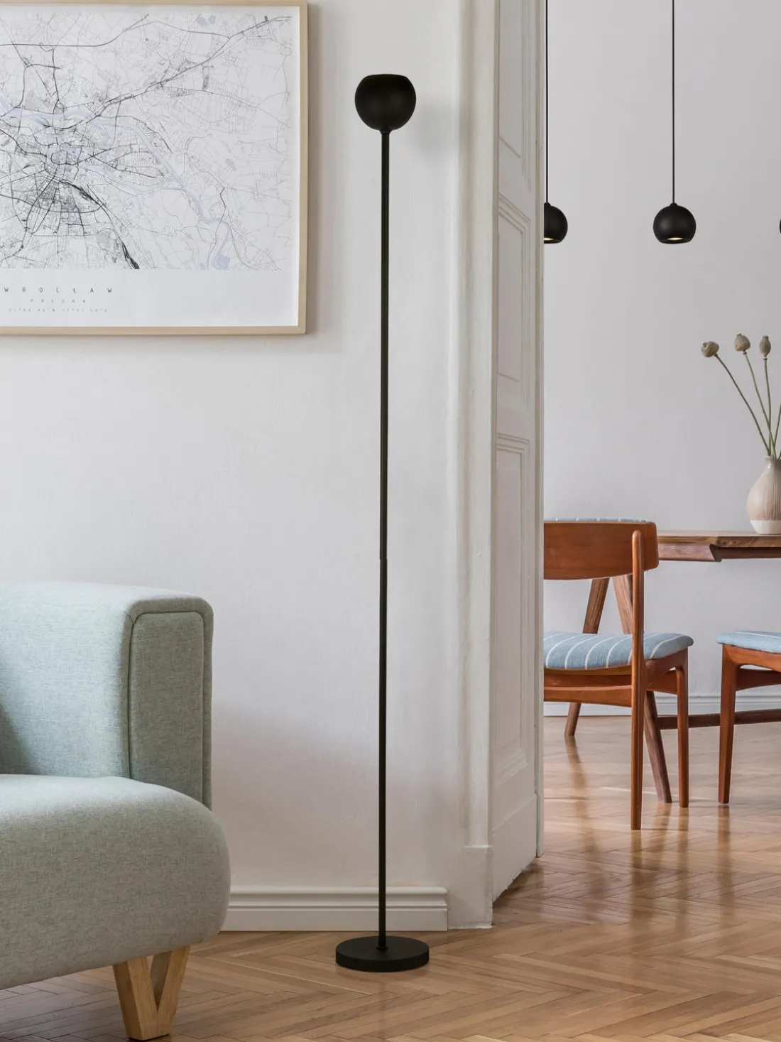 Lámpara de pie grande Eindhoven