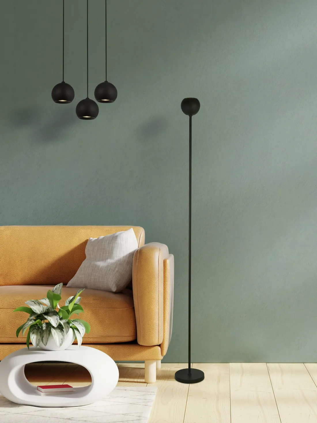 Lámpara de pie grande Eindhoven